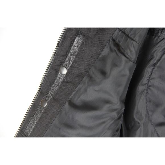 First Classics Vest Leather Gear Men’s Large Black Motorcycle Patches Straps - Picture 12 of 14